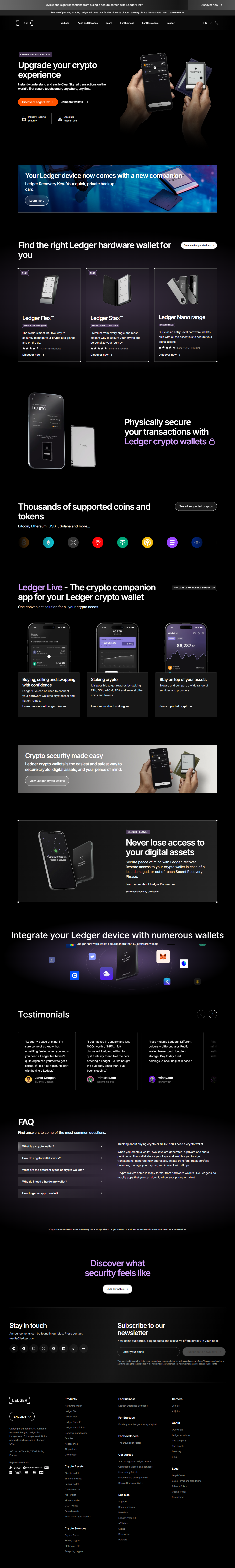 Ledger banner